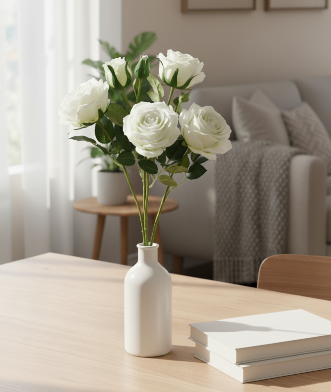 Artificial Rose Flower Branch