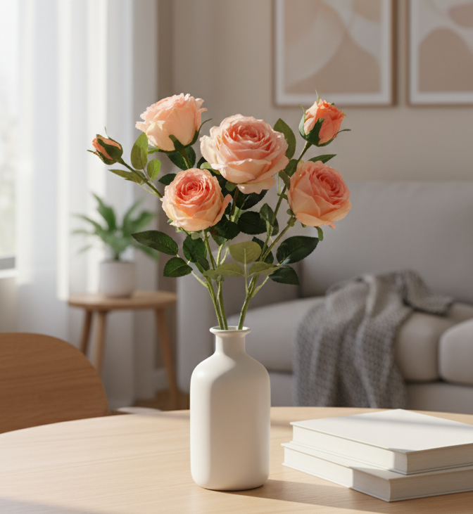 Artificial Rose Flower Branch