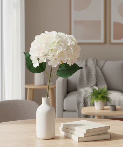 Artificial Hydrangea Flower Stick