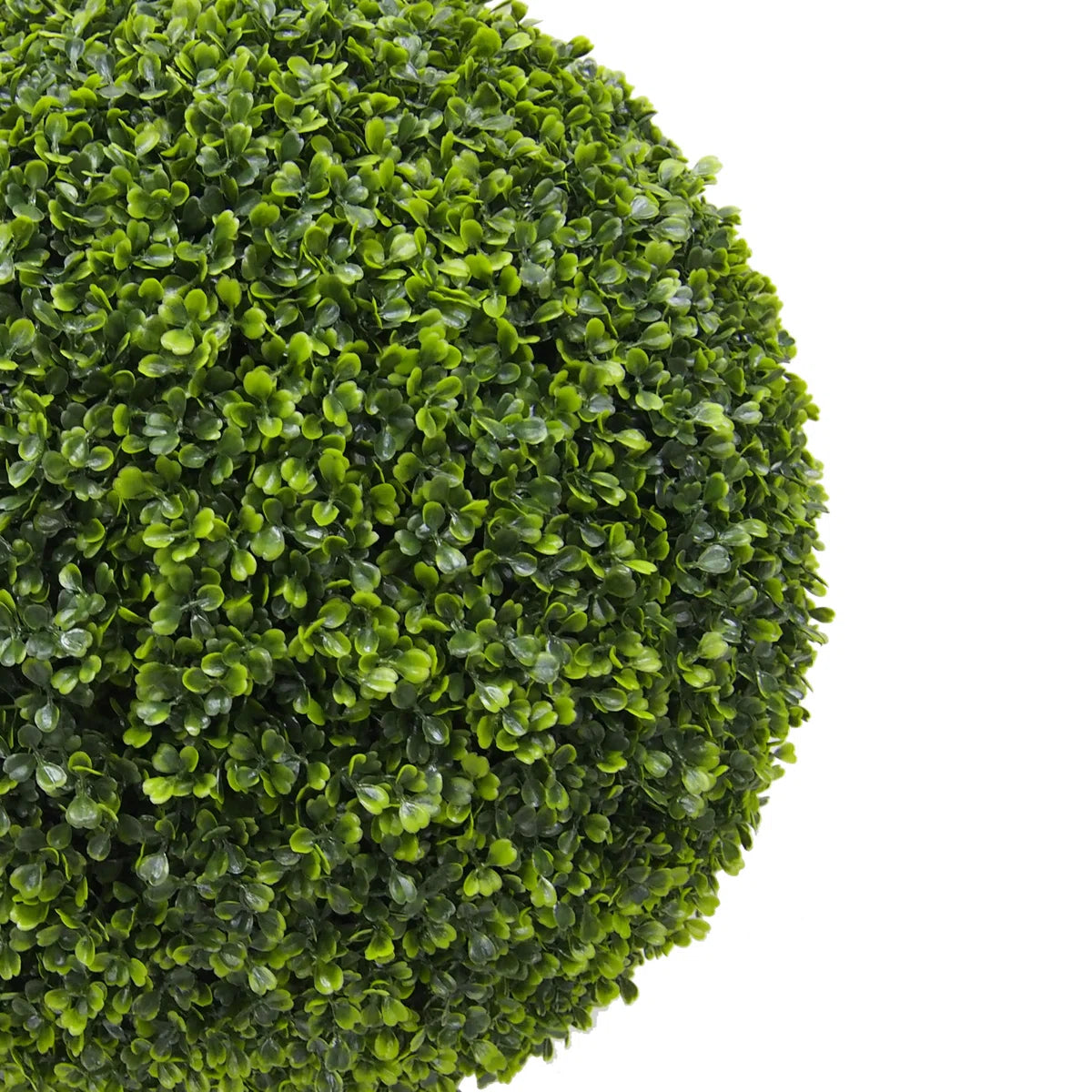 1.5 Ft Hillside Artificial Green Boxwood Ball – UV Resistant Faux Topiary for Indoor &amp; Outdoor Planters