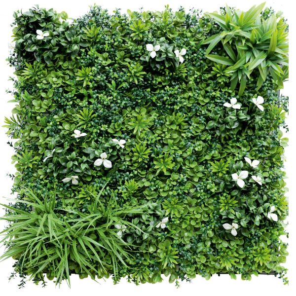 Outdoor Artificial Green Wall Panel – UV-Protected Faux Foliage for Garden, Balcony, Fence &amp; Wall Décor | Weather-Resistant Greenery Backdrop