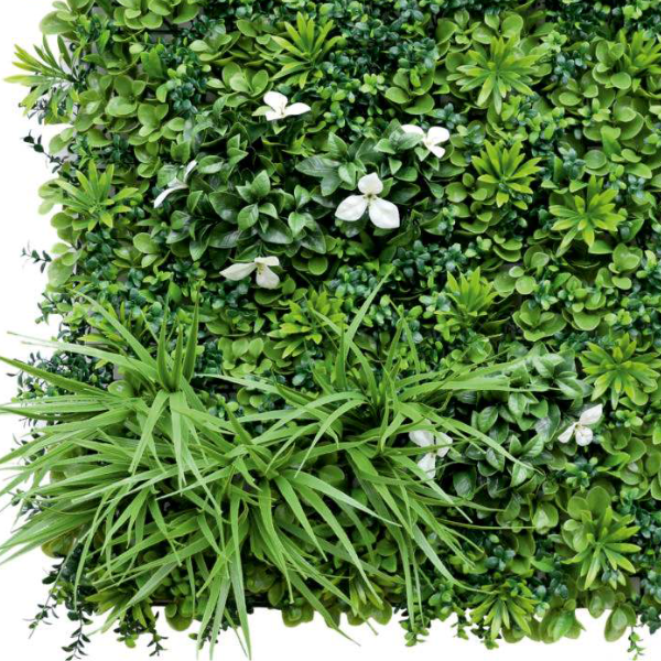 Outdoor Artificial Green Wall Panel – UV-Protected Faux Foliage for Garden, Balcony, Fence &amp; Wall Décor | Weather-Resistant Greenery Backdrop