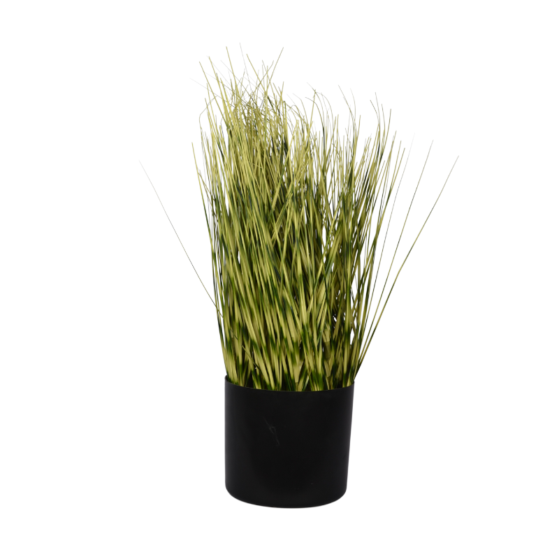1.5 Ft Artificial Grass Plant – Lifelike Faux Greenery in Decorative Pot for Home, Office &amp; Tabletop Décor