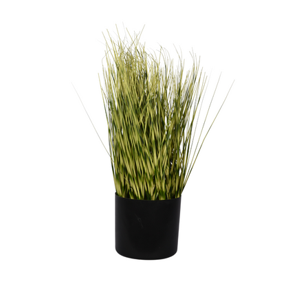 1.5 Ft Artificial Grass Plant – Lifelike Faux Greenery in Decorative Pot for Home, Office &amp; Tabletop Décor
