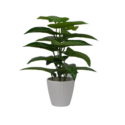 1 Ft Artificial Potted Plant – Compact Faux Greenery with Decorative Pot for Home, Office &amp; Shelf Décor