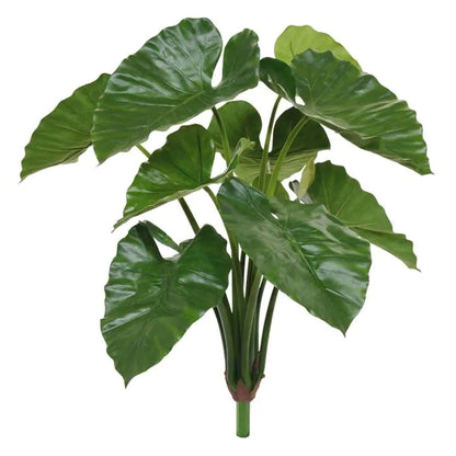 2 Ft Artificial Alocasia Calidora – Tropical Foliage Plant – ideal for indoor botanical themes