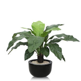 High-quality 3 Ft artificial Anthurium plant with broad, rich green leaves
