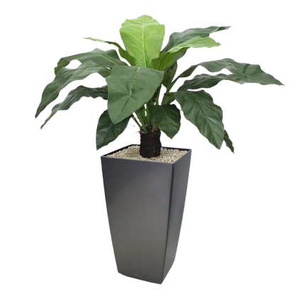 Tropical-inspired 3 Ft faux Anthurium Jungle King – perfect for modern interiors

