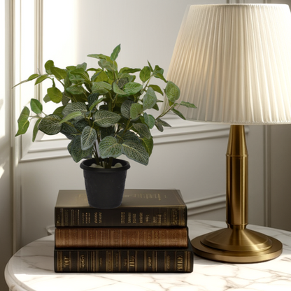 1 Ft Fittonia Bush Realistic Nature-Inspired Shrub – Elegant Faux Greenery for Any Setting