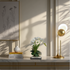 Elegant artificial white orchid arrangement in decorative planter – LuxiPlant