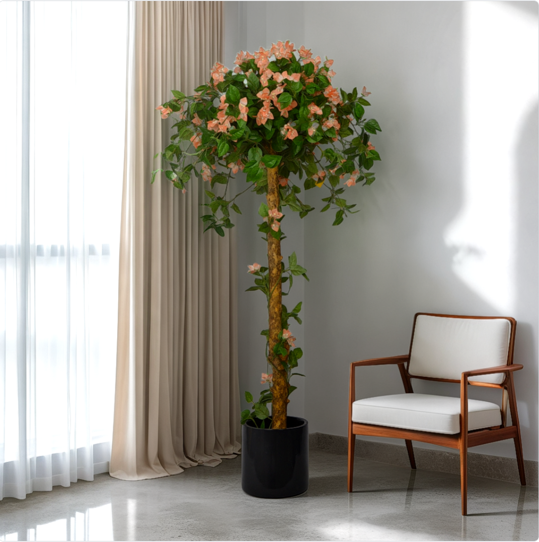 5 Ft Artificial Bougainvillea – No-Maintenance Decorative Plant – Suitable for Balconies or Bathrooms
