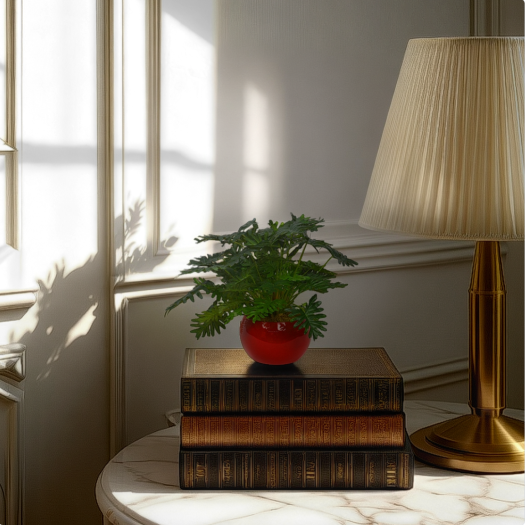 1 Ft Artificial Monstera Plant – Realistic Split-Leaf Faux Greenery Without Pot for Home, Office &amp; Indoor Décor
