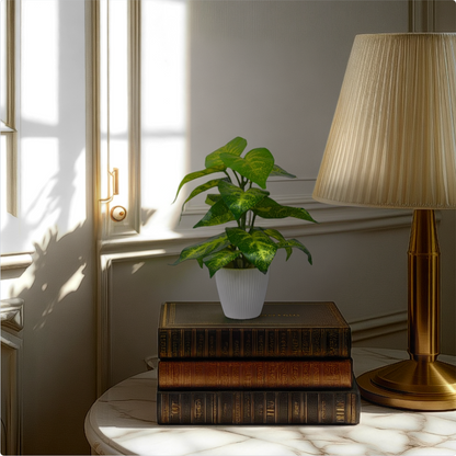 1 Ft Artificial Potted Plant – Realistic Faux Greenery with Decorative Pot for Home, Office &amp; Indoor Décor