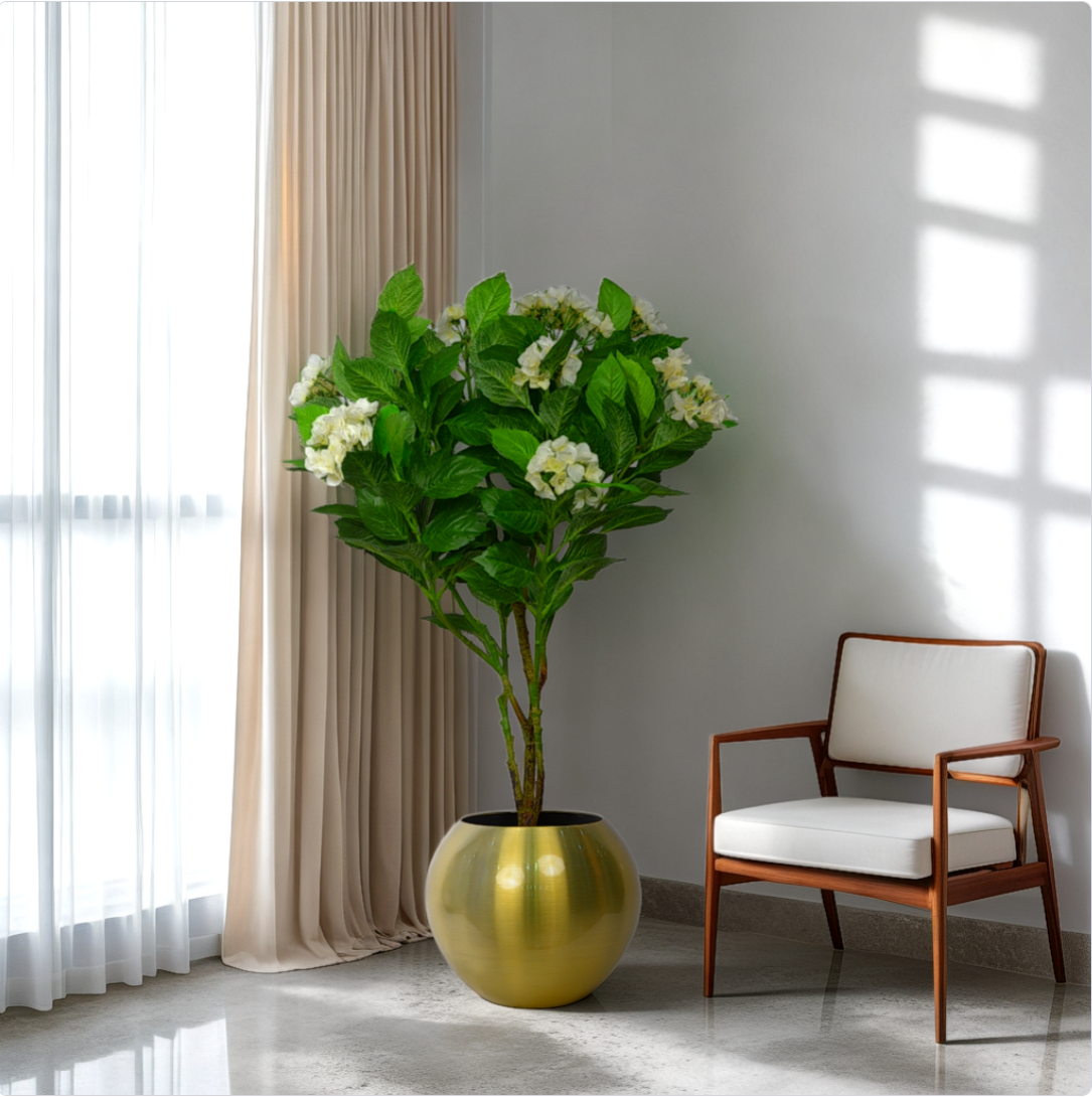 3 Ft Artificial HydrangeaPlant – No-Maintenance Decorative Plant – Suitable for Balconies or Bathrooms