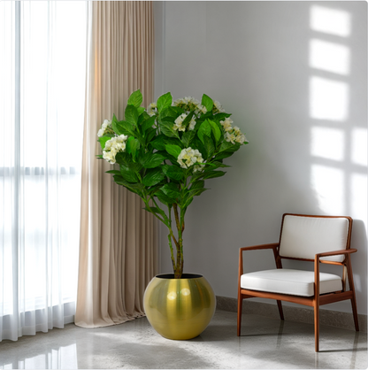 3 Ft Artificial HydrangeaPlant – No-Maintenance Decorative Plant – Suitable for Balconies or Bathrooms