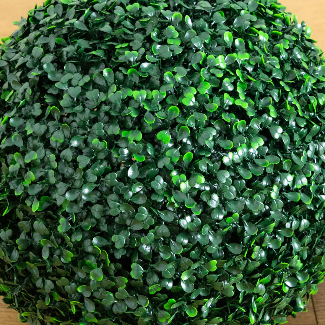 10&quot; UV Resistant Artificial Boxwood Balls (Set of 2) – Indoor/Outdoor Faux Greenery Spheres for Garden, Porch &amp; Home