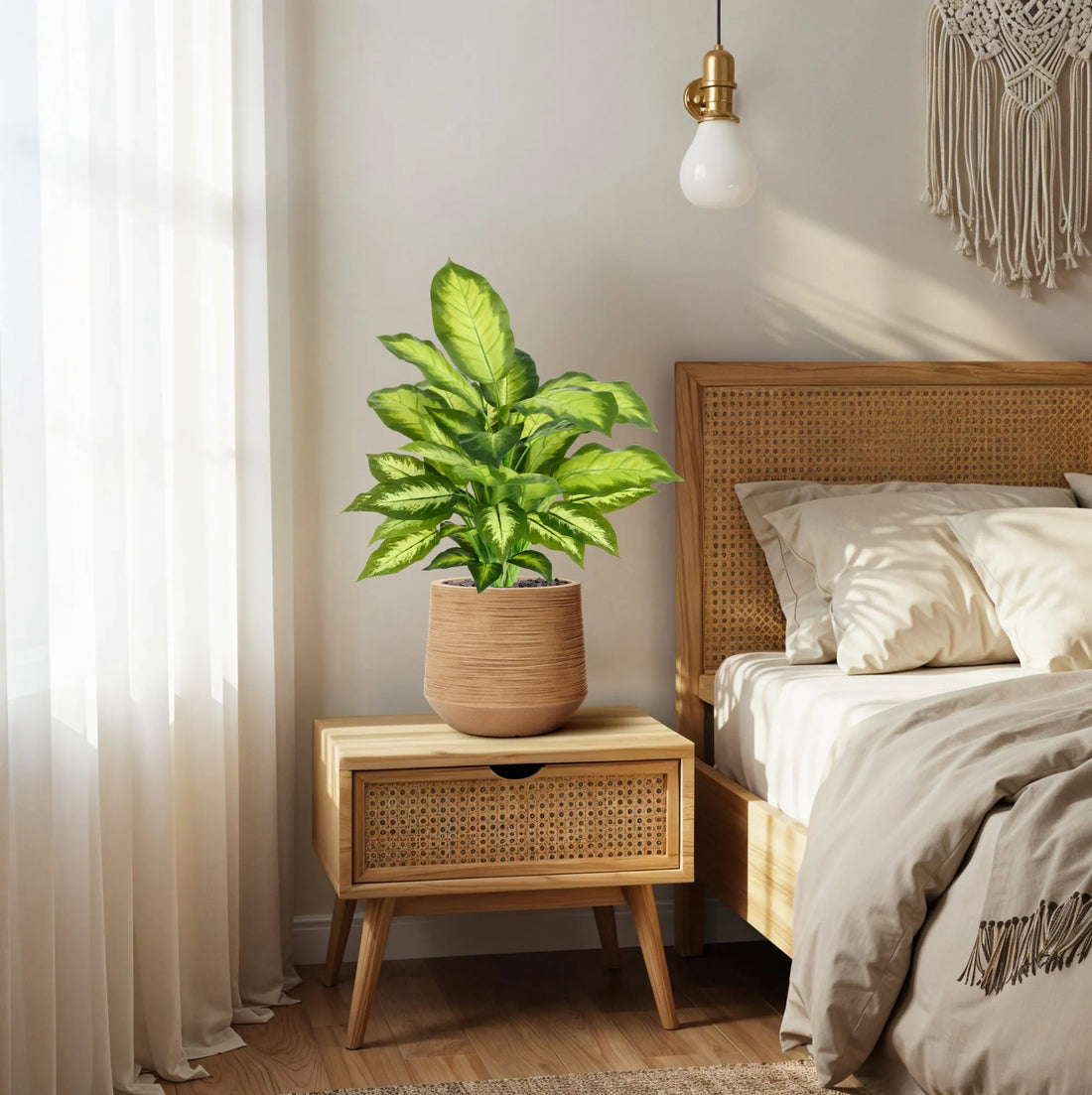 1.5 Ft Artificial Dieffenbachia Plant 55cm – perfect for modern home decor