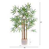 2 Ft Artificial Indoor Bamboo Tree – full plant shot showcasing realistic foliage