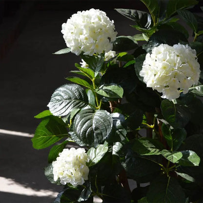 Lush 3 Ft faux Hydrangea tree for a touch of elegance in any space
