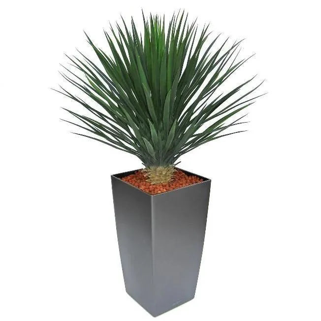 Stylish 2.5 Ft faux Yucca plant for an authentic desert ambiance
