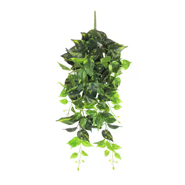 2.5 Ft Faux Pothos Ivy Vine – Artificial Hanging Greenery Foliage for Indoor Wall, Shelf &amp; Event