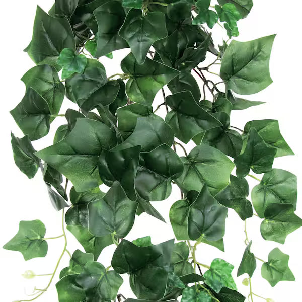 2.7 Ft Artificial English Ivy Hanging Vine (Set of 2) – Cascading Faux Greenery Foliage for Home &amp; Office