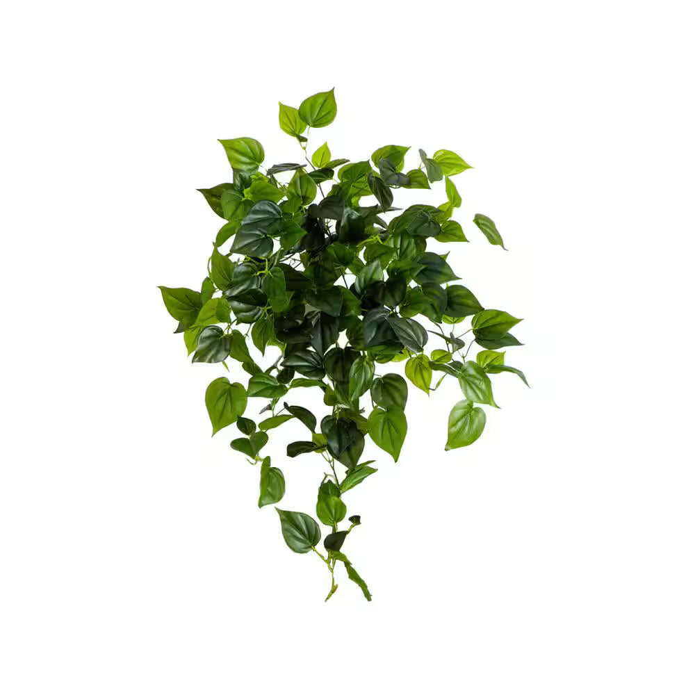 2.5 Ft UV Resistant Artificial Philodendron Vine (Set of 2) – Lush Hanging Faux Plants for Indoor &amp; Outdoor