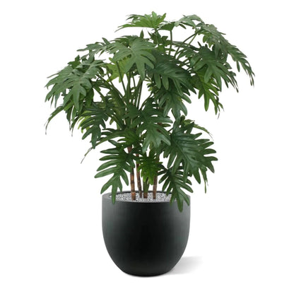 Decorative 3 Ft artificial Philodendron Xanadu with dense, natural-looking leaves
