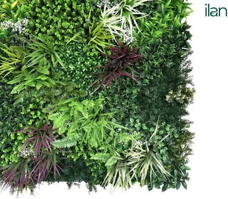 Artificial Green Wall Panel – 1m x 1m Vertical Garden Panel | UV-Protected Faux Greenery for Indoor &amp; Outdoor Décor