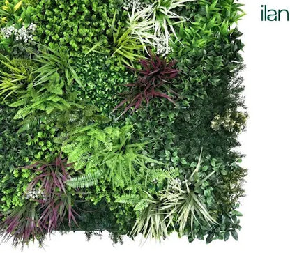 Artificial Green Wall Panel – 1m x 1m Vertical Garden Panel | UV-Protected Faux Greenery for Indoor &amp; Outdoor Décor
