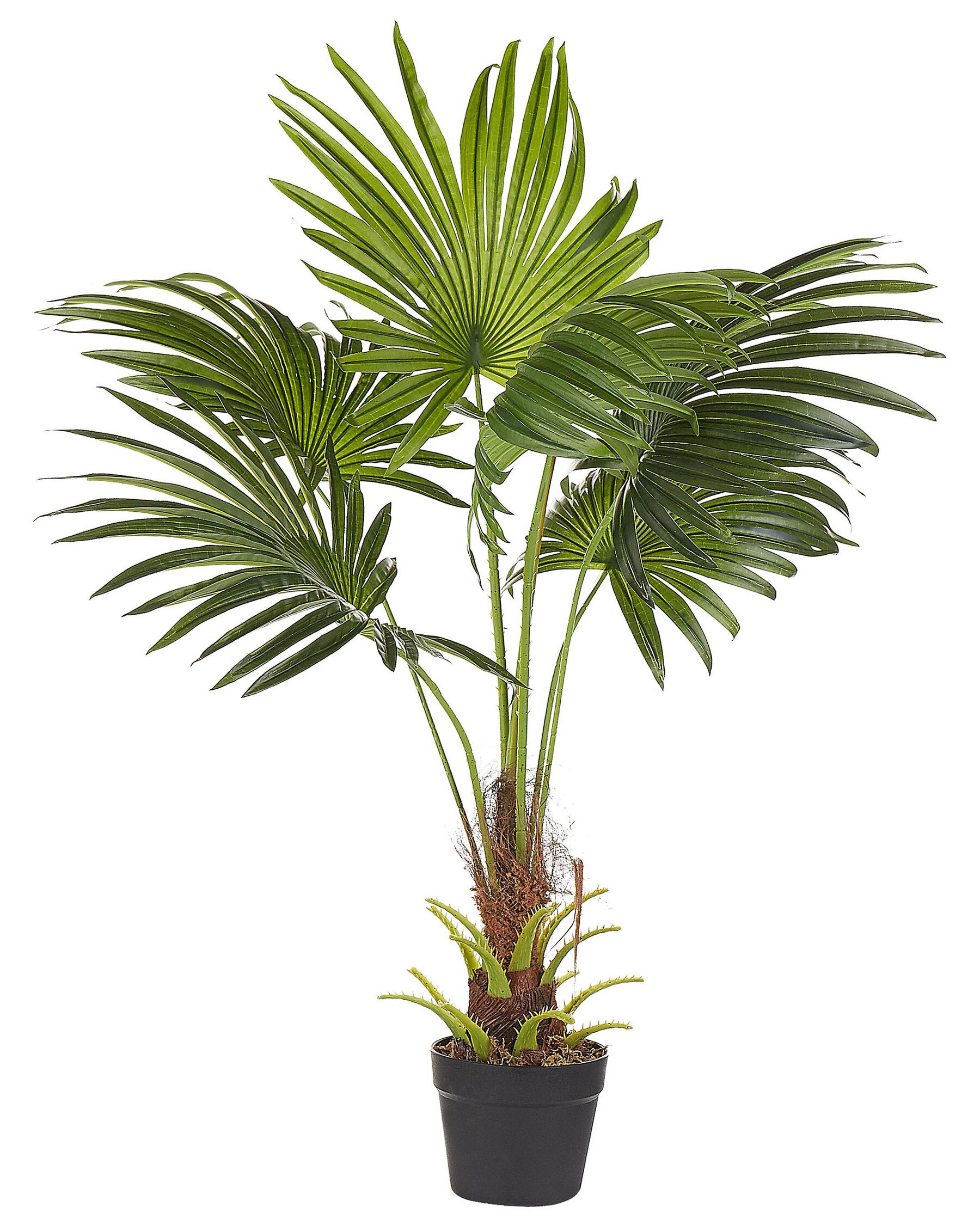 3 Ft Artificial Fan Palm (Without Pot) – artificial greenery with natural texture